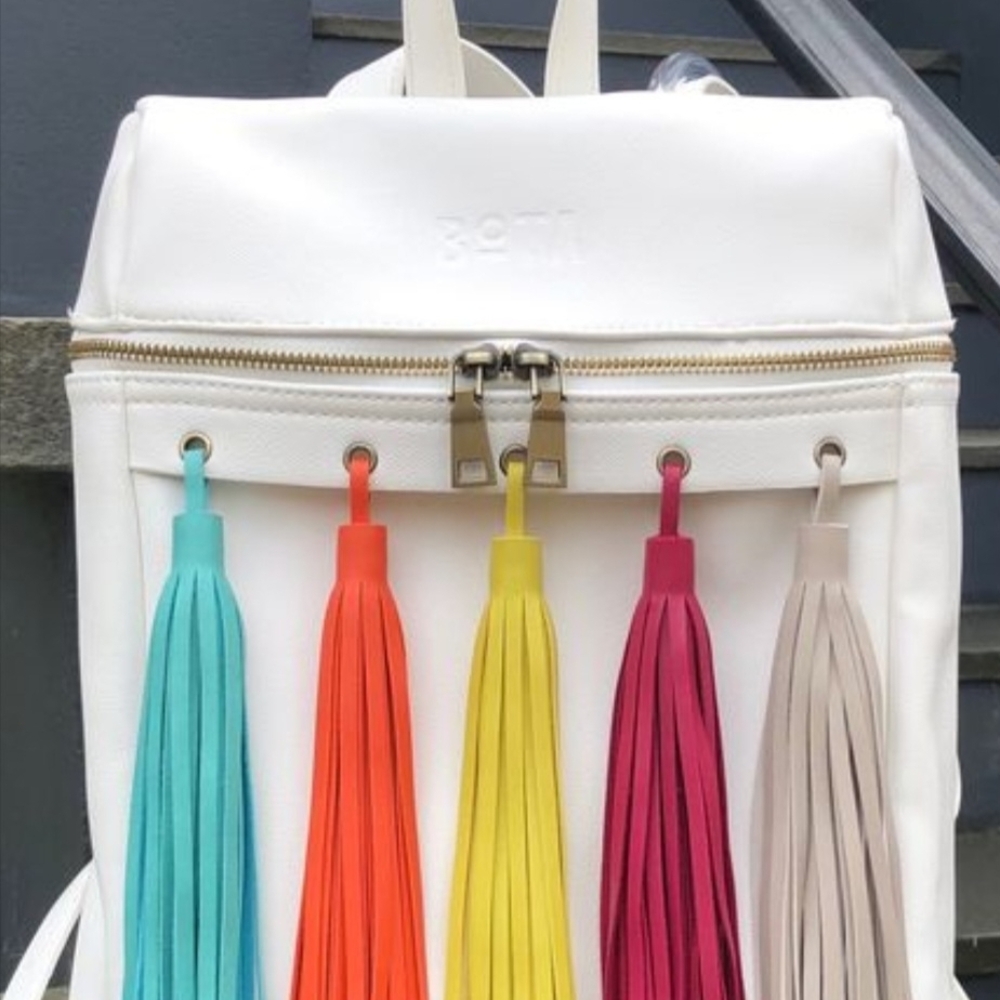 Multicolor Tassel Women's Backpack - image 2